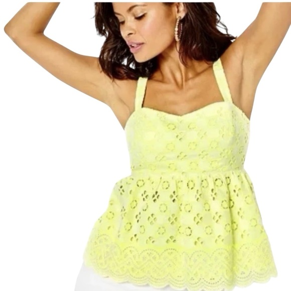 Lilly Pulitzer Michela Eyelet Blouse - Picture 1 of 7